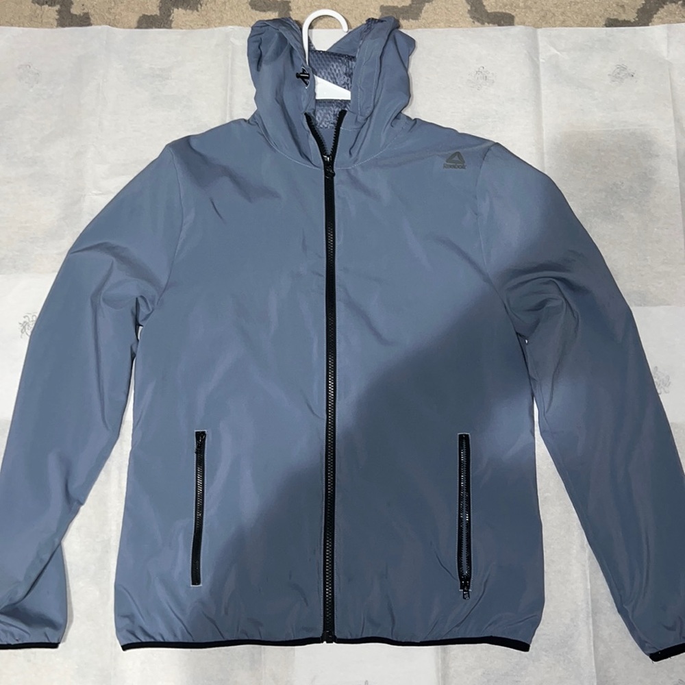 Women's Blue Reebok Hooded Jacket